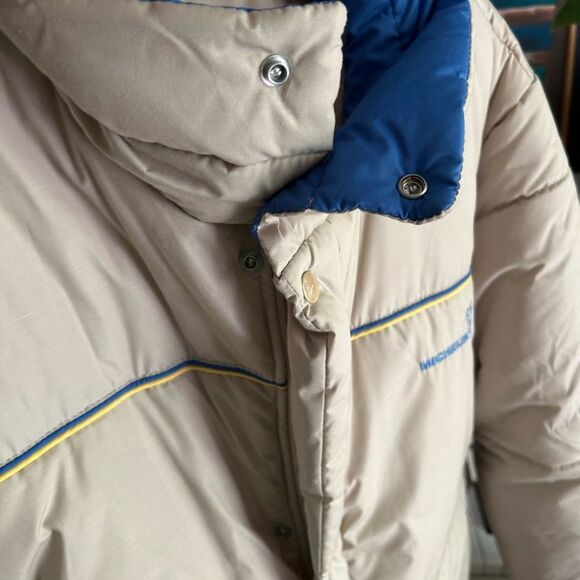 Avon Michelin Light Beige Puffer Jacket for Men M - Picture 13 of 16